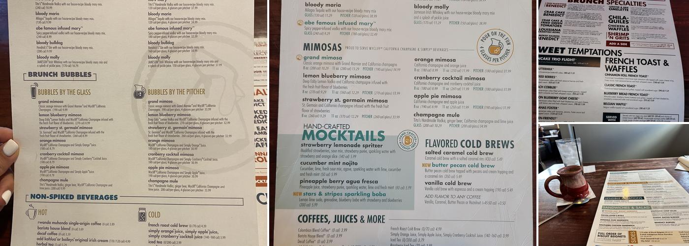 Another Broken Egg Cafe Menu