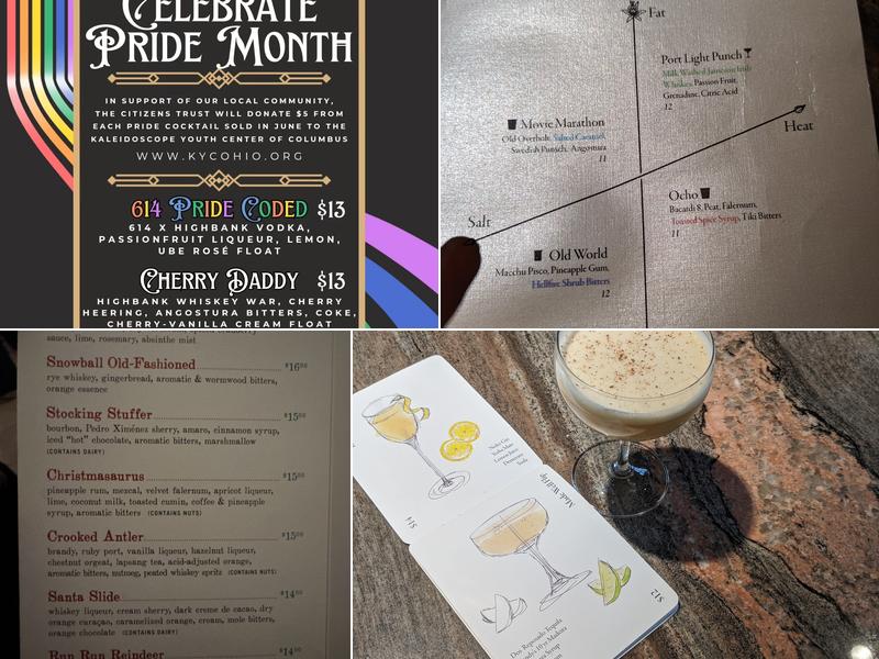 The Citizens Trust Menu