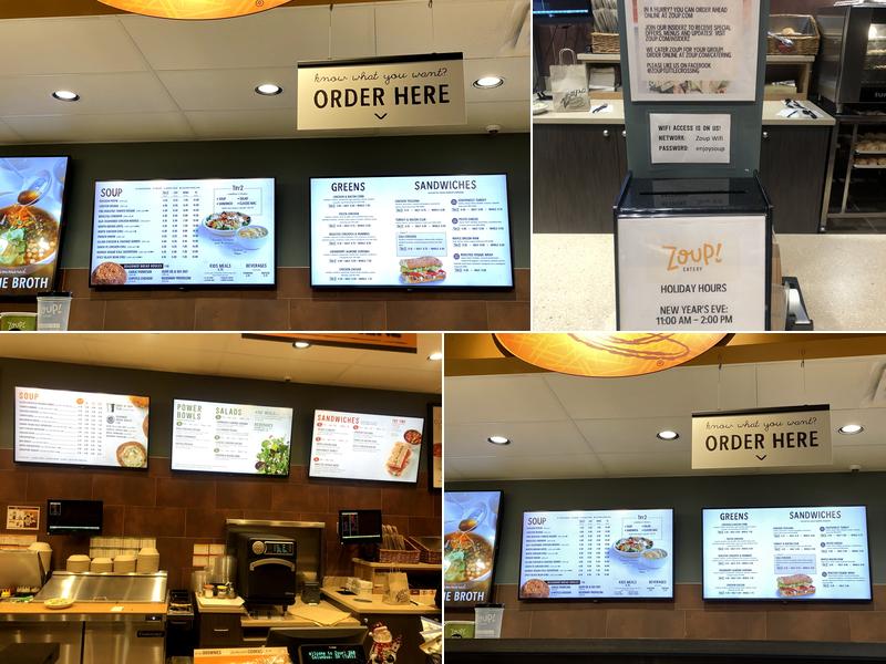 Zoup! Menu