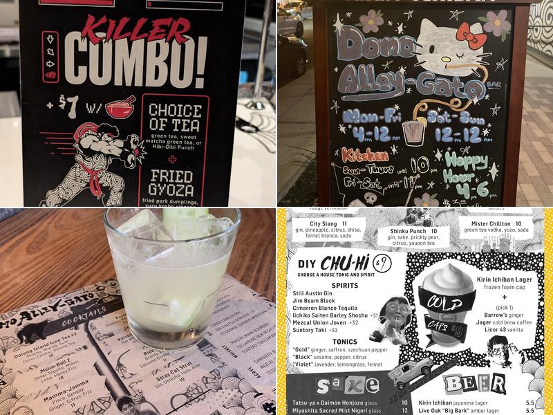 Domo Alley-Gato Tatsu-Ya Menu