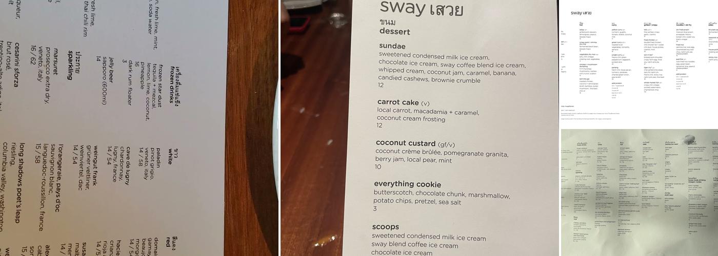 Sway Menu