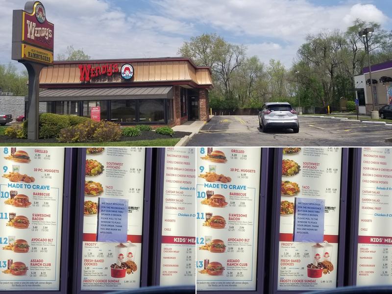Wendy's Menu