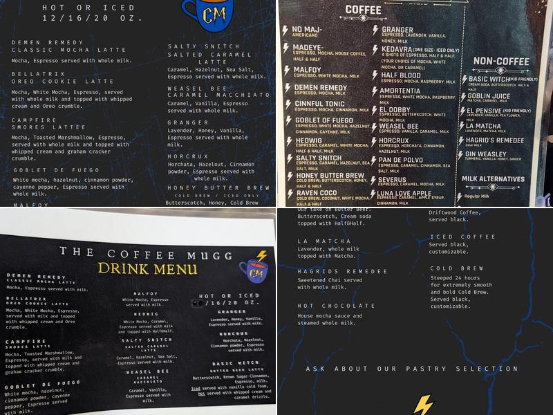 The Coffee Mugg Menu