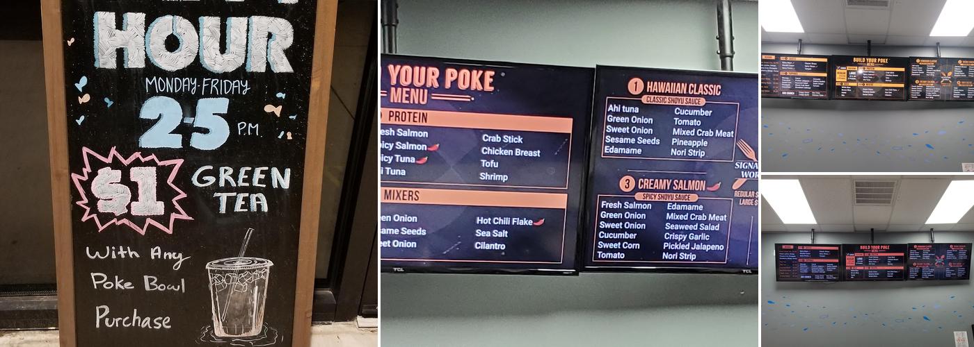 Poke Xpress Menu