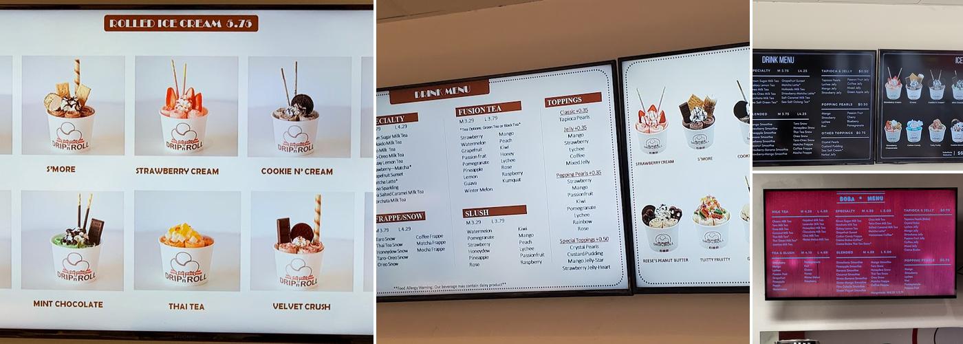 Drip N Roll Menu