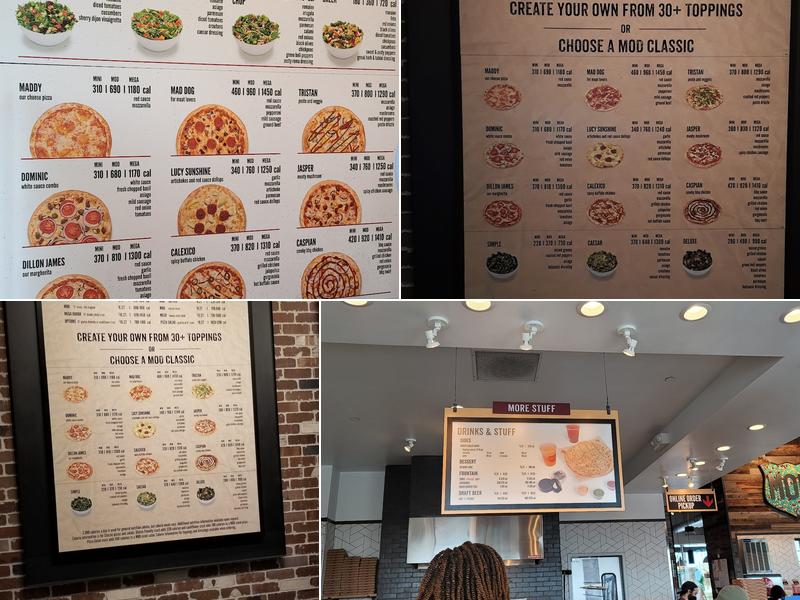 MOD Pizza Menu