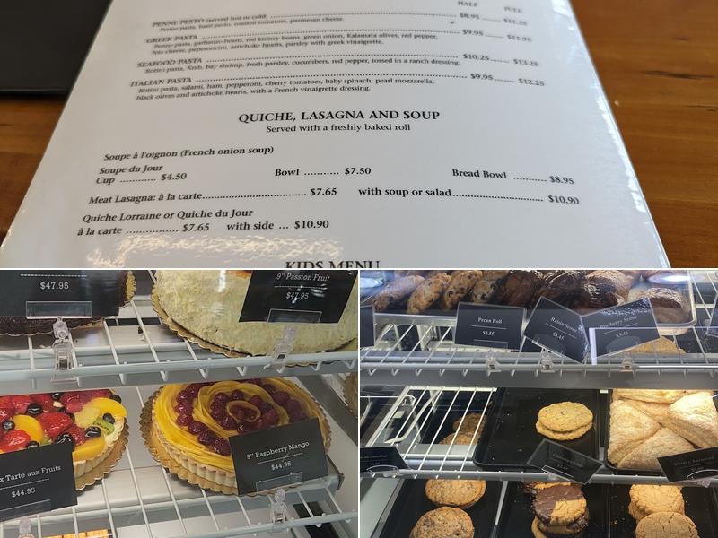 Délice French Bakery & Café Menu