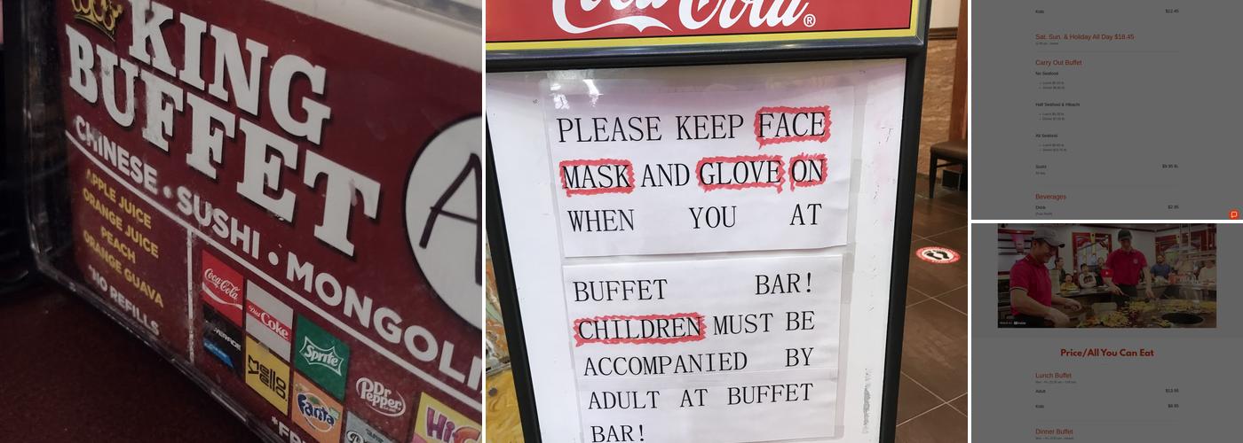 King Buffet of Salt Lake Menu