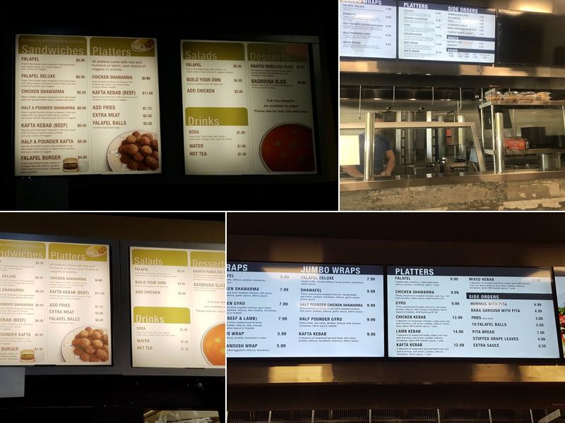 Falafel Express Menu