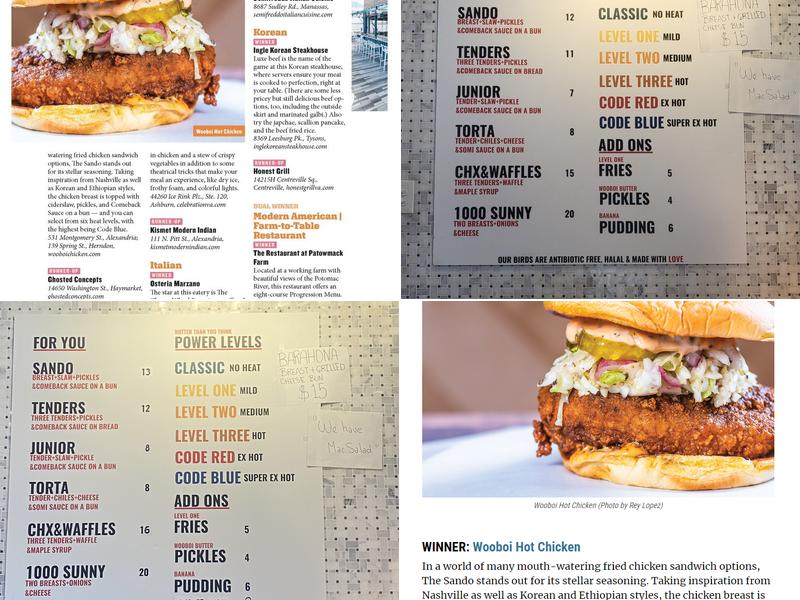 WOOBOI HOT CHICKEN Menu