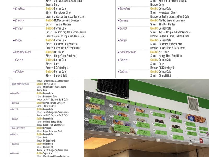 Chef Skip 757 Menu