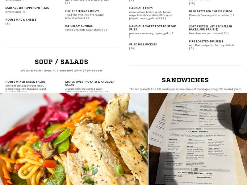 Full Mile Beer Company & Kitchen Menu