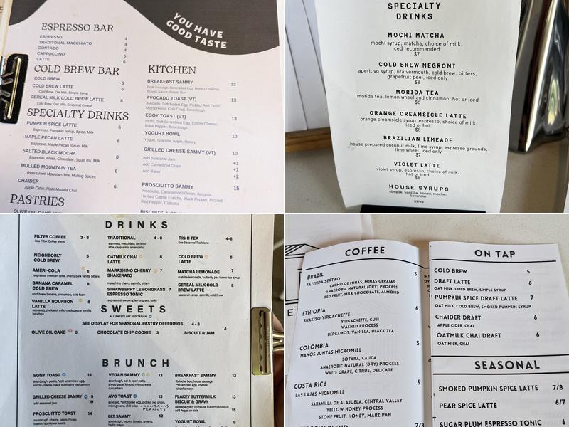 Interval Menu