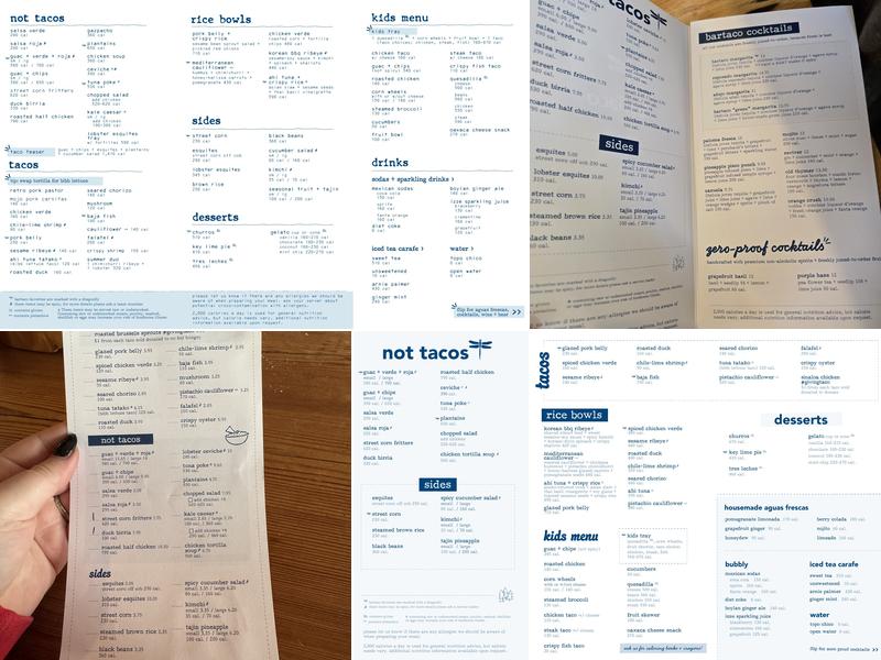bartaco Menu