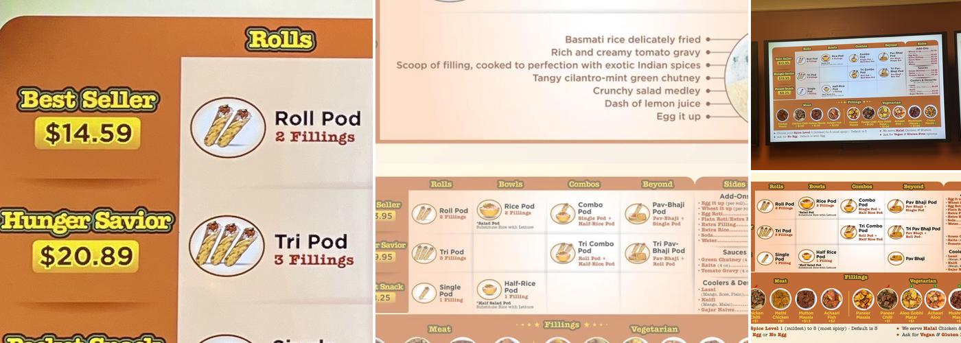 The Roll Pod Menu