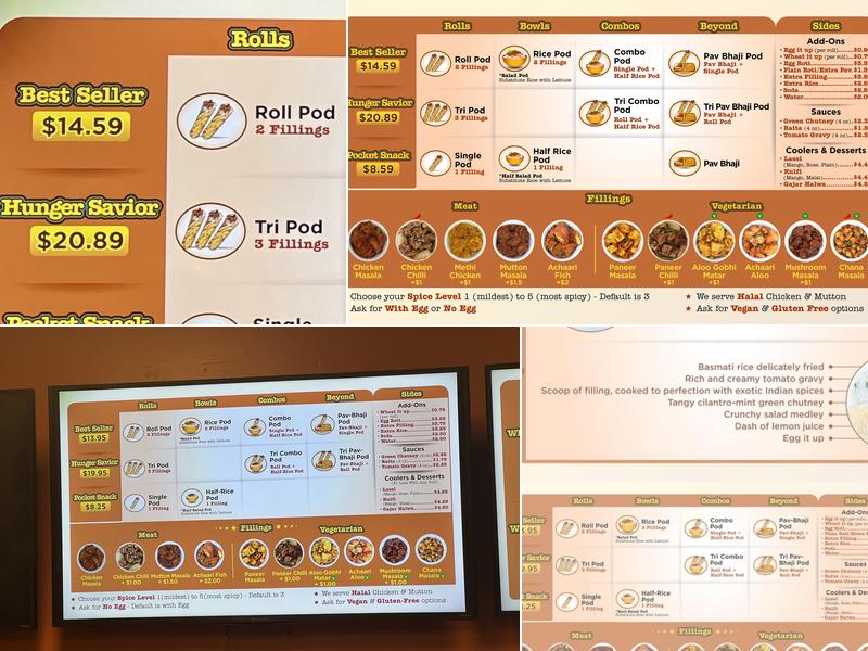 The Roll Pod Menu