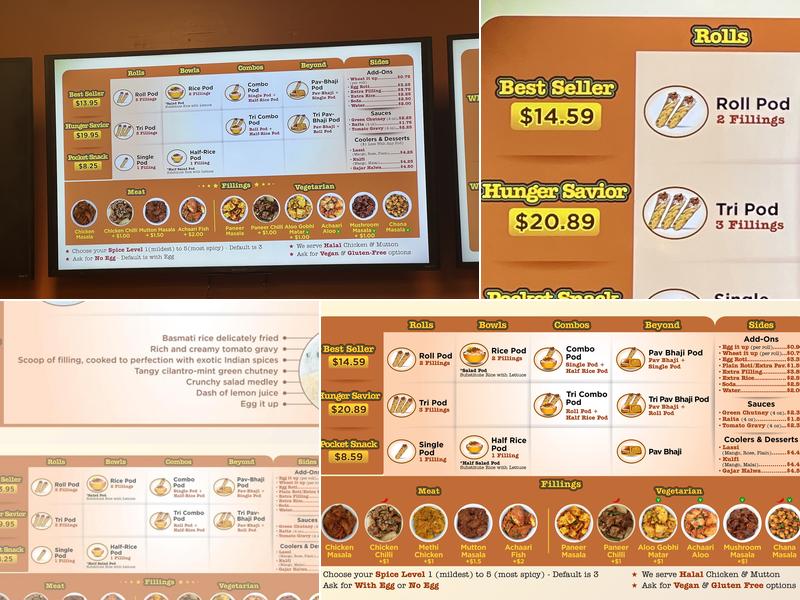 The Roll Pod Menu