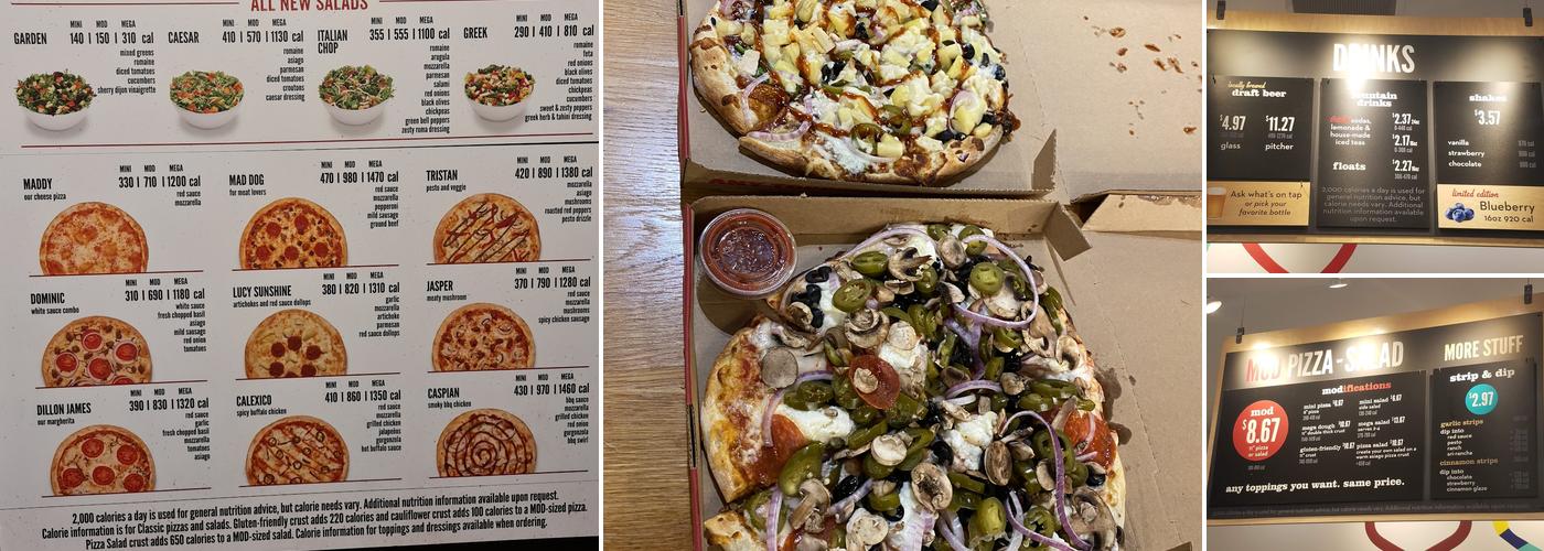 MOD Pizza Menu