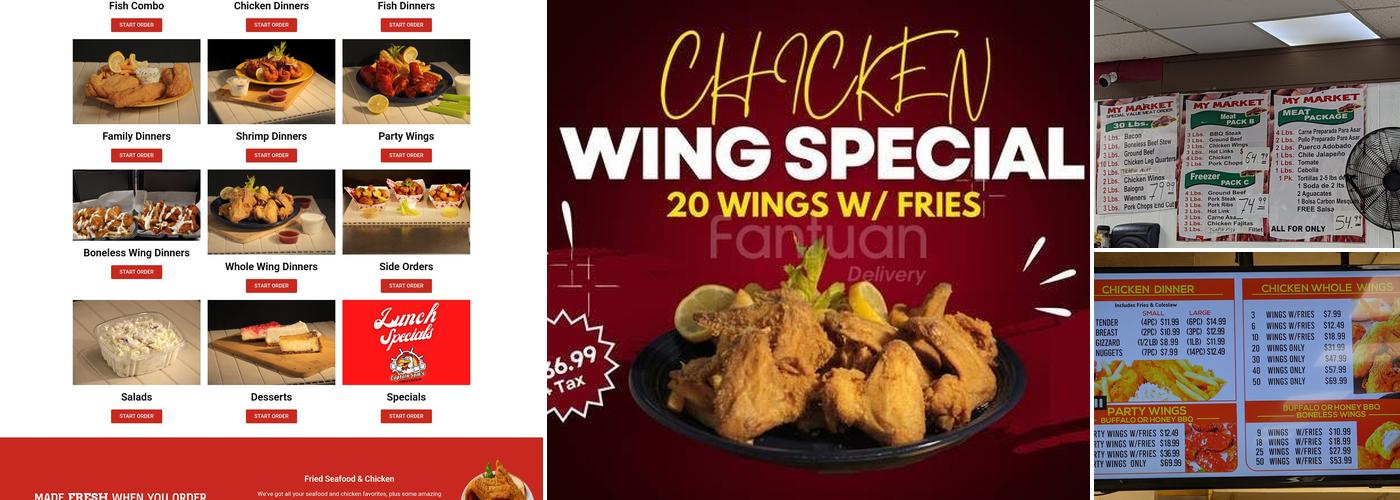 Captain Sam's Fish & Chicken Menu