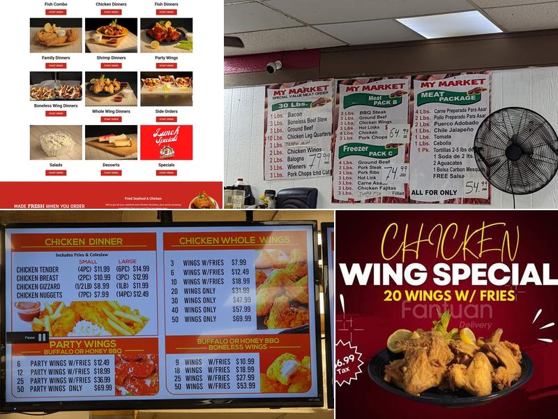 Captain Sam's Fish & Chicken Menu