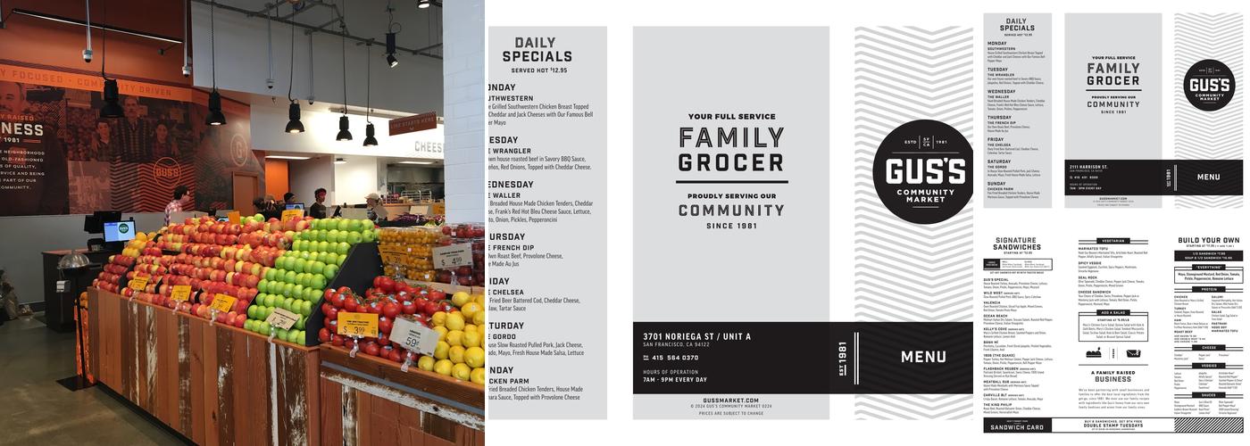 Gus's Community Market Menu