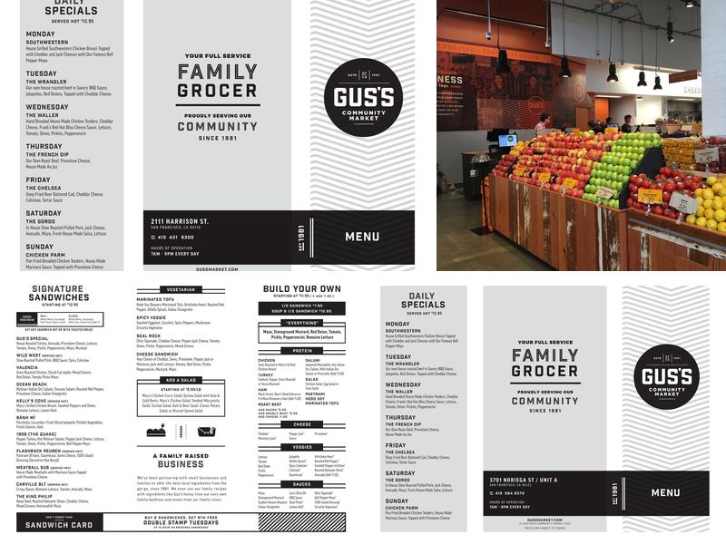 Gus's Community Market Menu