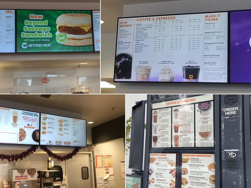 Dunkin' Menu