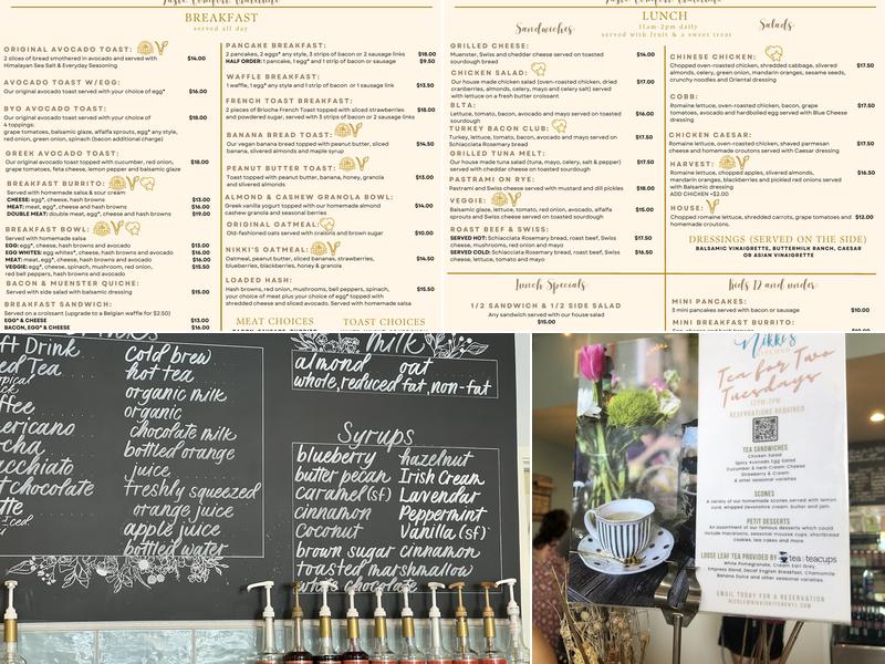 Nikki's Kitchen Menu