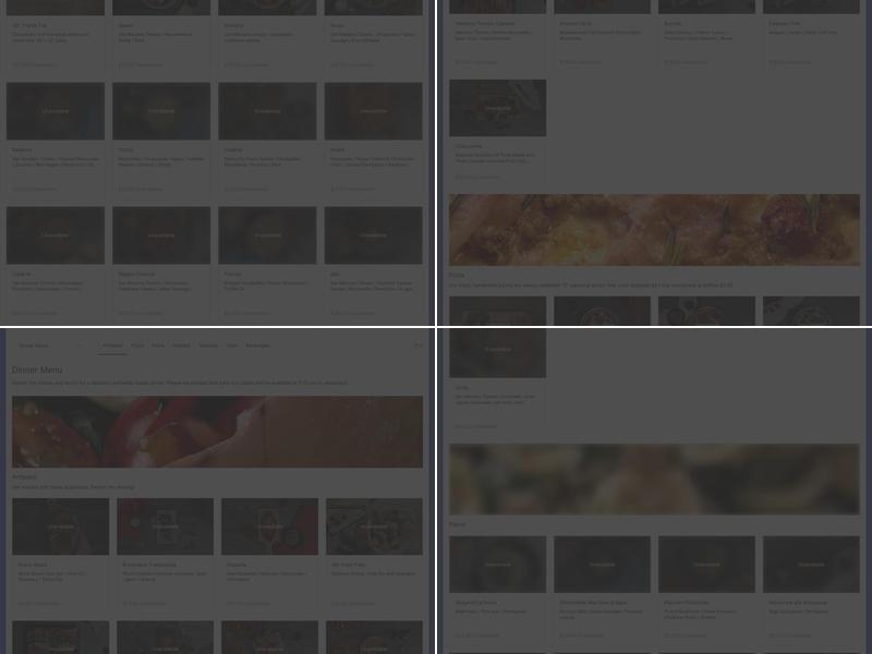 Trenta Pizza & Cucina Menu