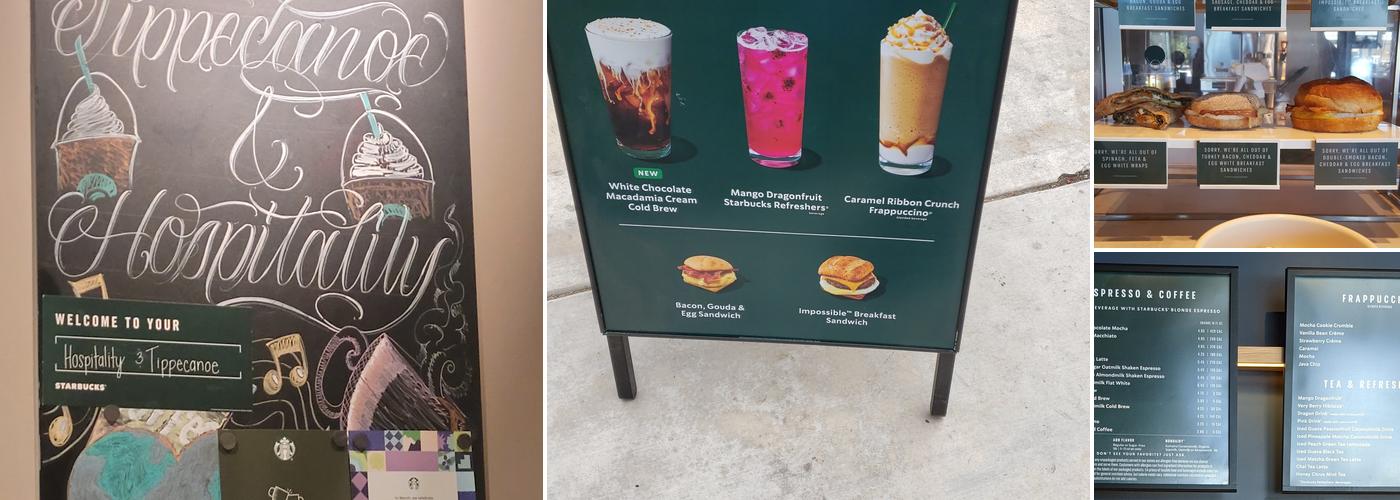 Starbucks Menu