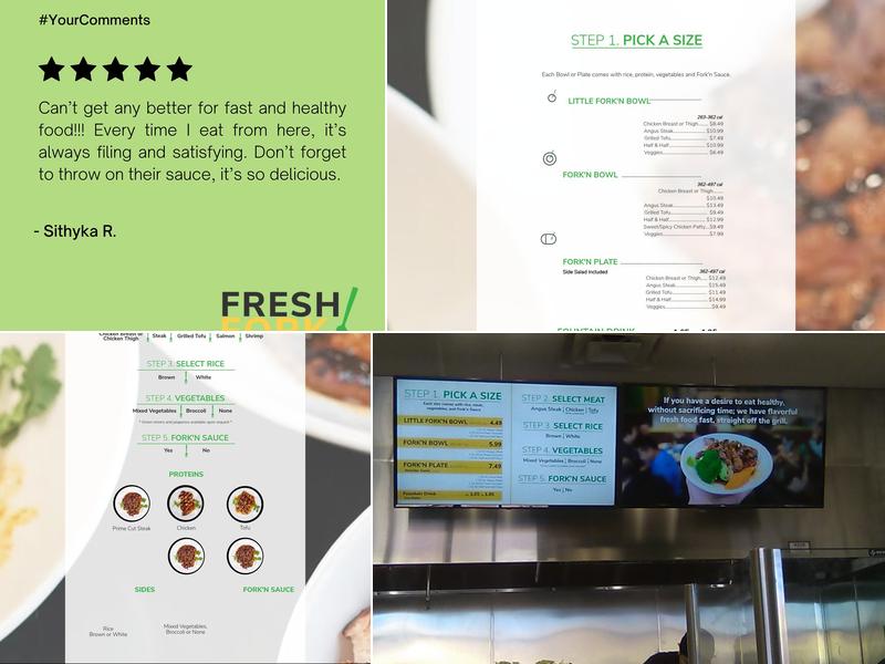 Fresh Fork Grill Menu