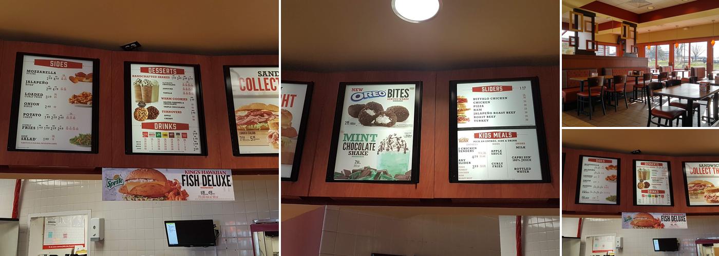 Arby's Menu