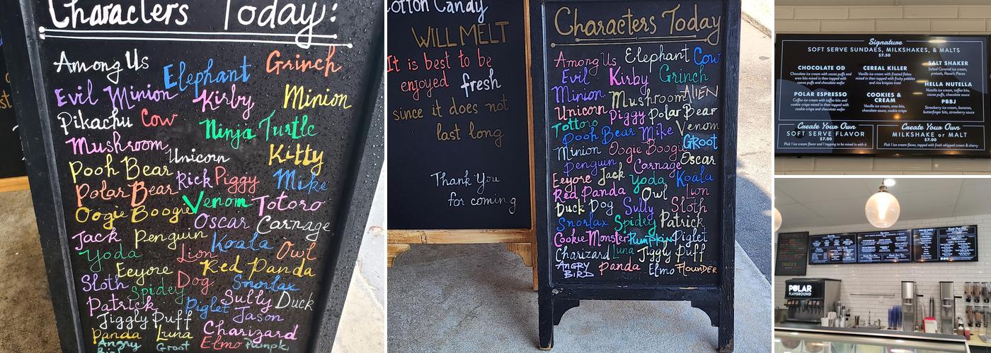 Polar Playground Menu