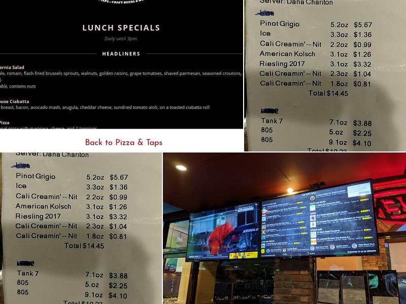 Tomato Joe's Pizza & Taps Menu