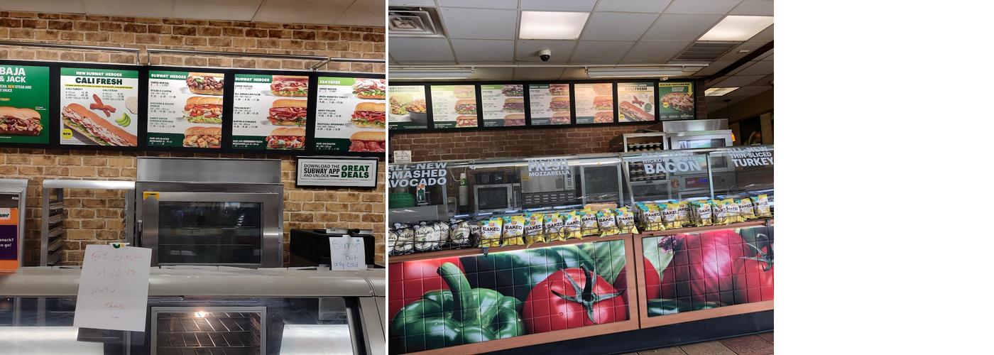 Subway Menu