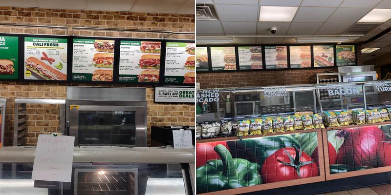 Subway Menu