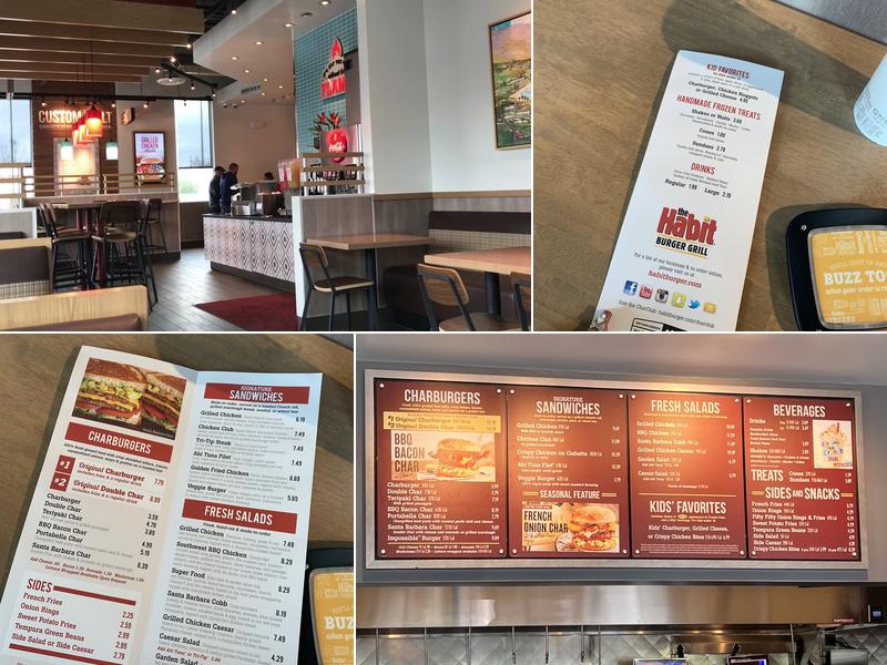 The Habit Burger Grill Menu