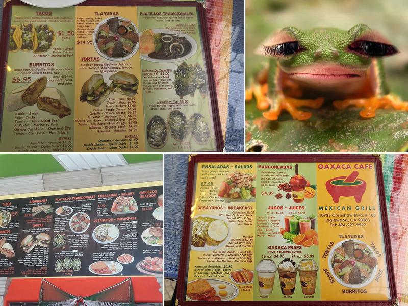 BURRITO CALIENTE Menu