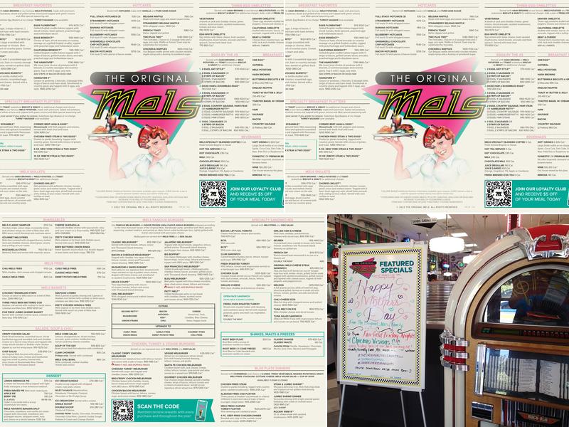 The Original Mels Diner Menu