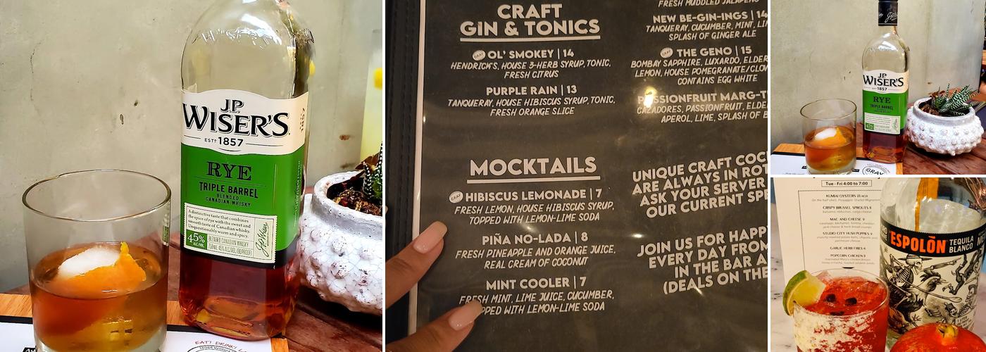 Gray Tavern Menu