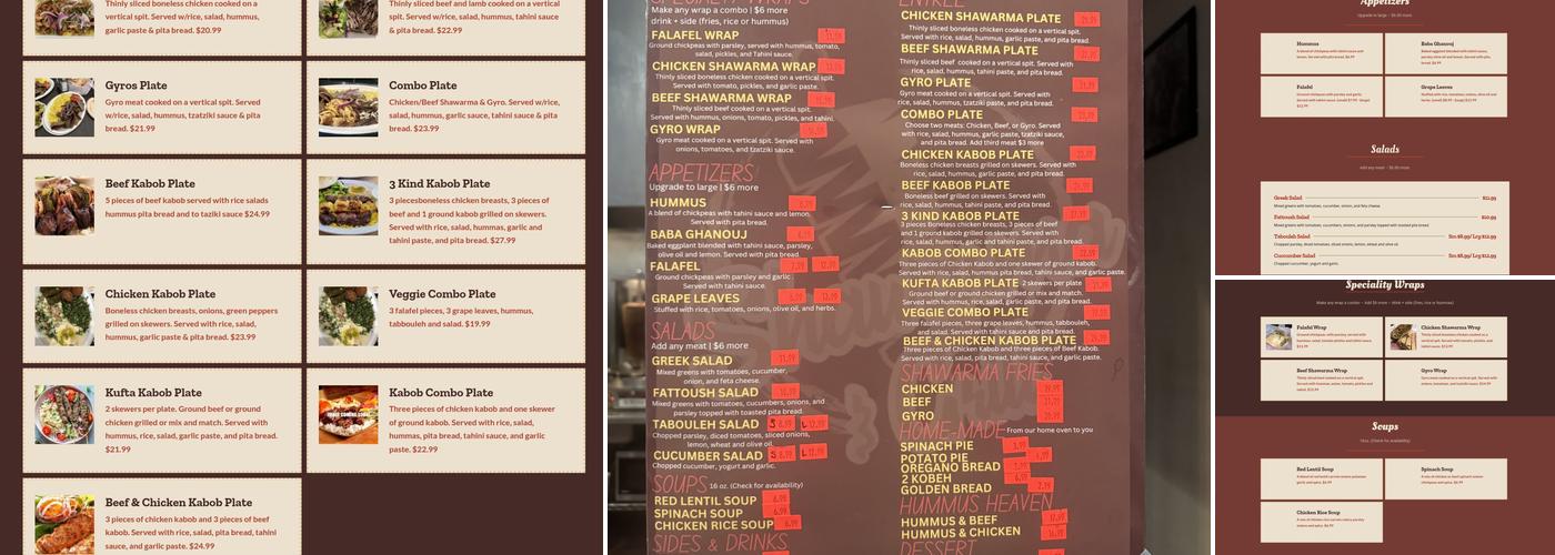 Shawarma & Grill Menu