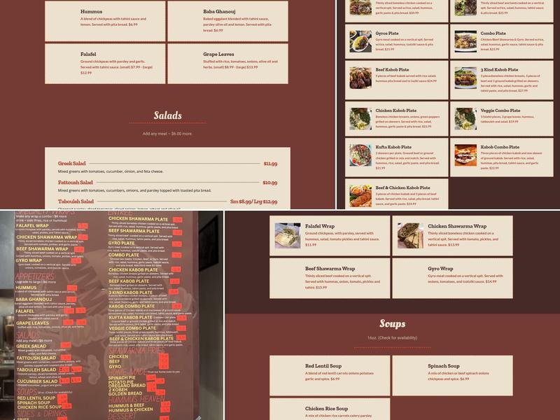 Shawarma & Grill Menu