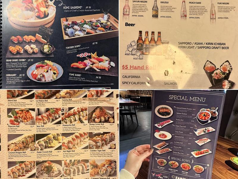 Crazy Rock'N Sushi - Fullerton Menu