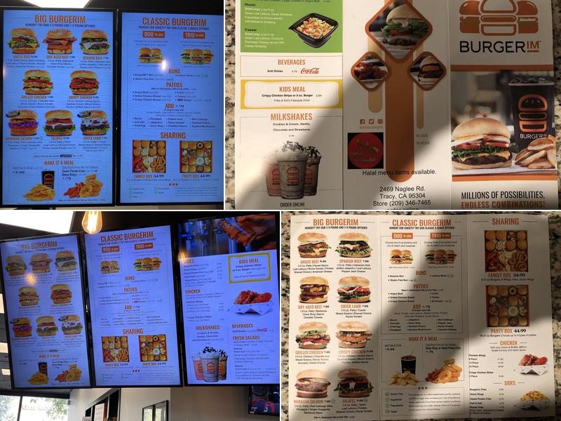 Burgerim Menu