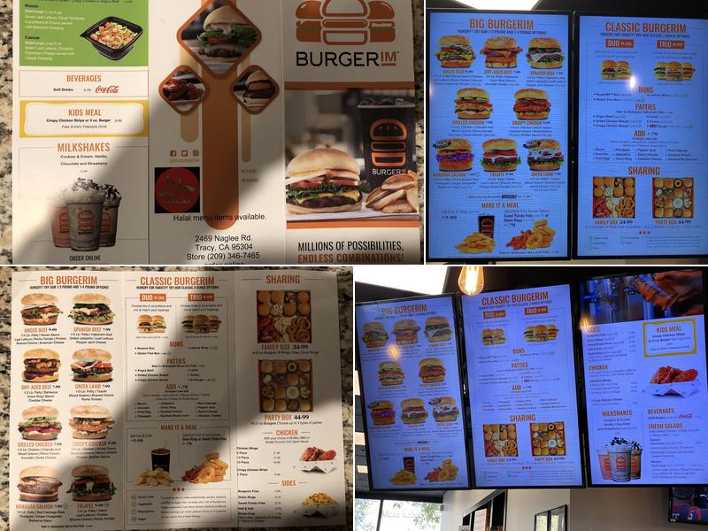 Burgerim Menu