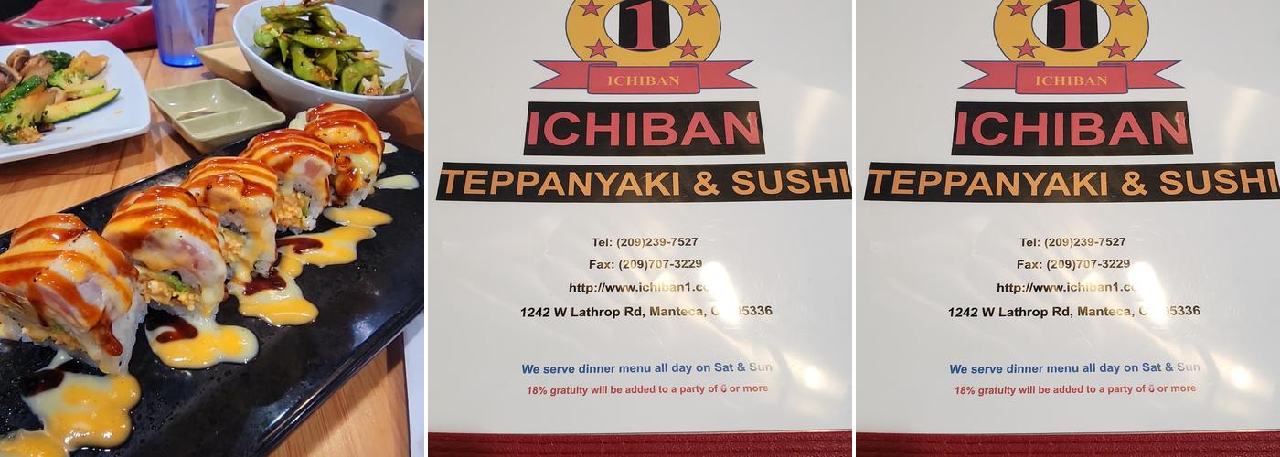 Ichiban Teppanyaki & Sushi Menu