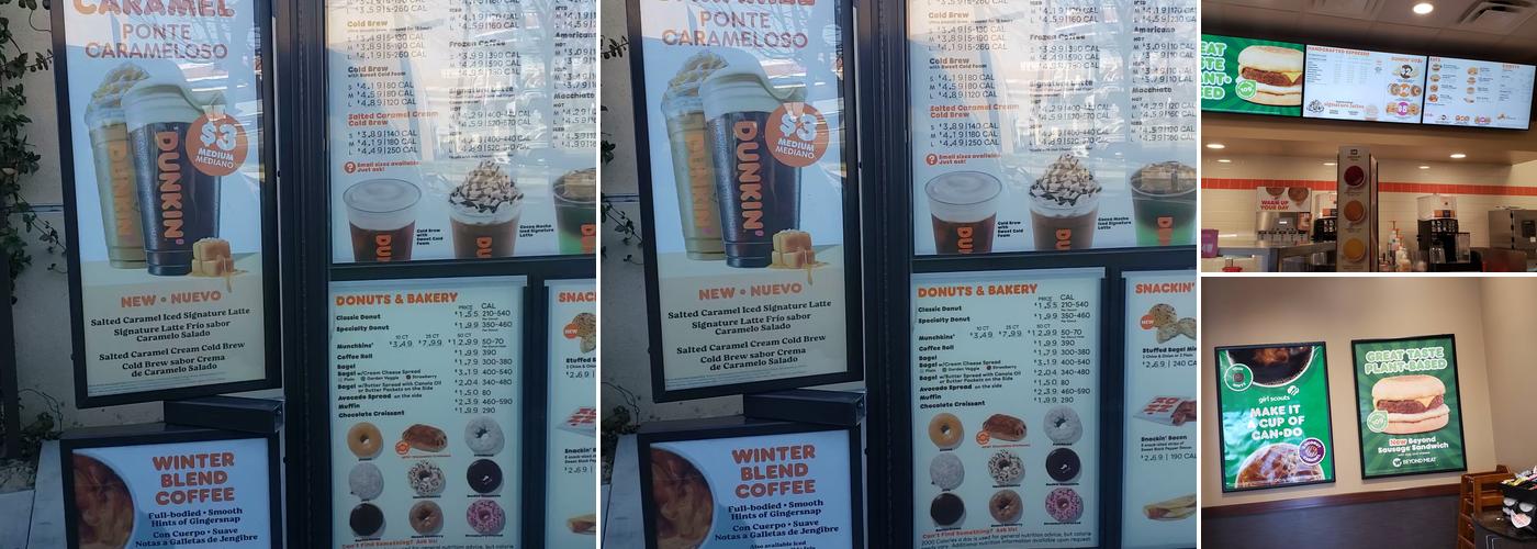 Dunkin' Menu