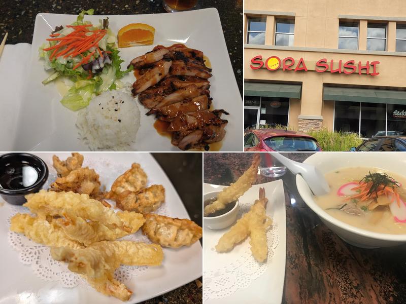 Sora Sushi 3187 Zinfandel Dr Suite 4, Rancho Cordova