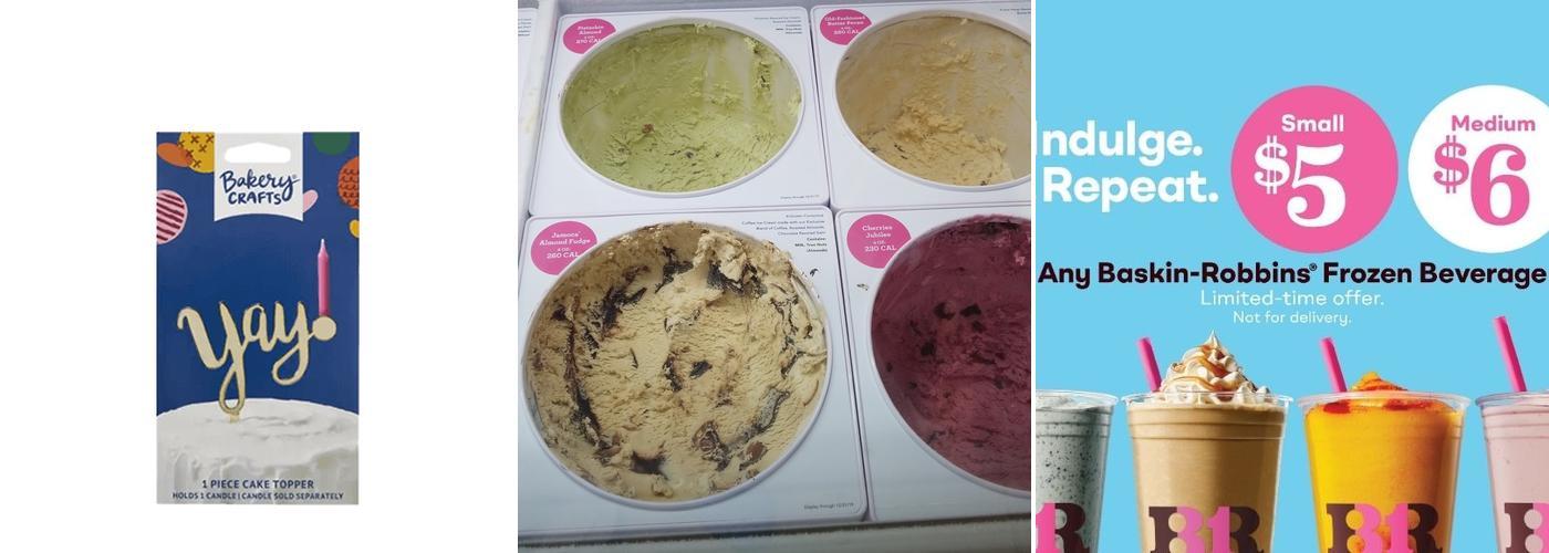 Baskin-Robbins Menu