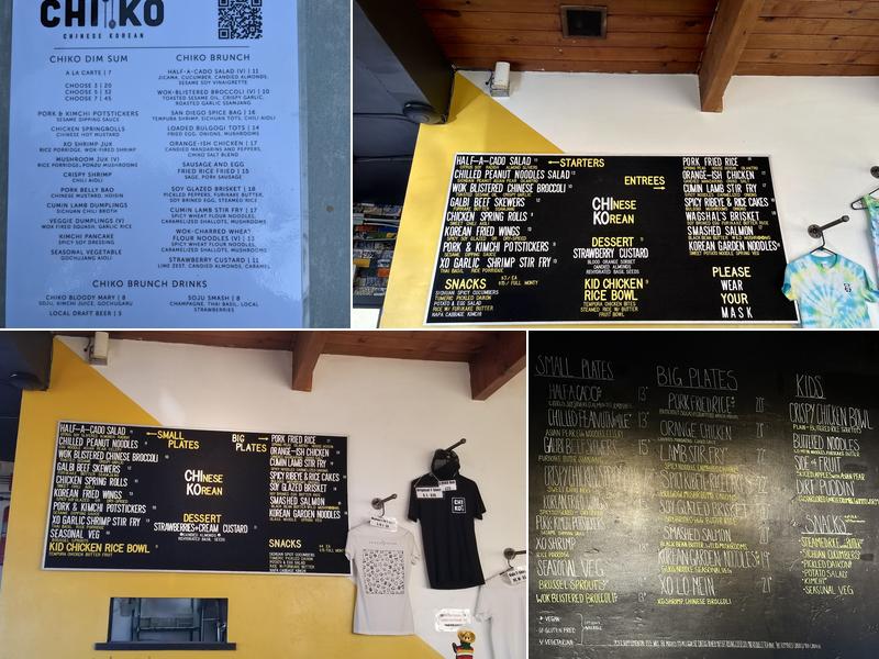 CHIKO Menu